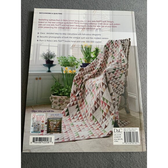 Antique To Heirloom Jelly Roll Quilts Book by Pam & Nicky Lintott - Picture 4 of 4